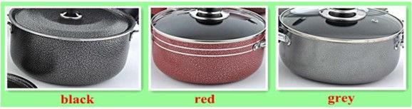 2017 new products aluminum cooper induction non stick ceramic cookware sets