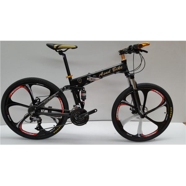 Made in China high grade 26" aluminium alloy folding mountain bicycle/bicicle MTB with magnesium one wheel