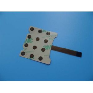 Single-sided flexible PCBs Keypad Application Prototype Polyimide FPC with 1 oz