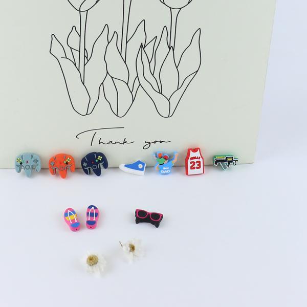 BPA Free Baby Chew Beads , Food Grade Silicone Focal Beads For Pens