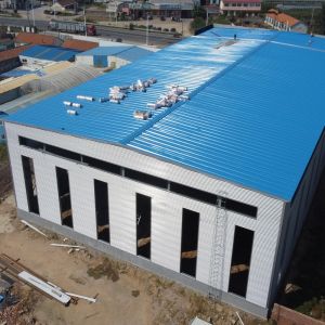 Prefab Steel Structure Warehouse with Q355 Steel and Custom Sizes