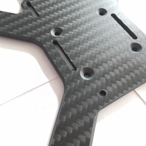 Japan Carbon T700 Machining Carbon Fiber Uav Frame 5mm Black Unidirection