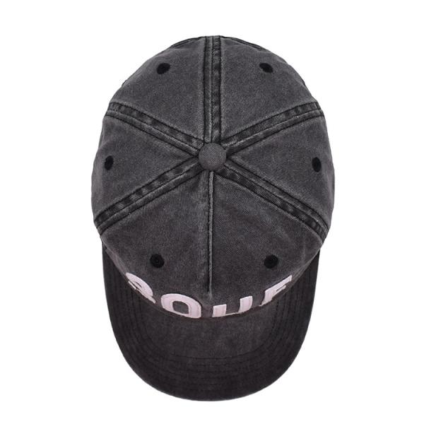 Structured Baseball Cap with Curve Peak Aplique Patch for Your Custom Logo Design 5 Panels Baseball Cap