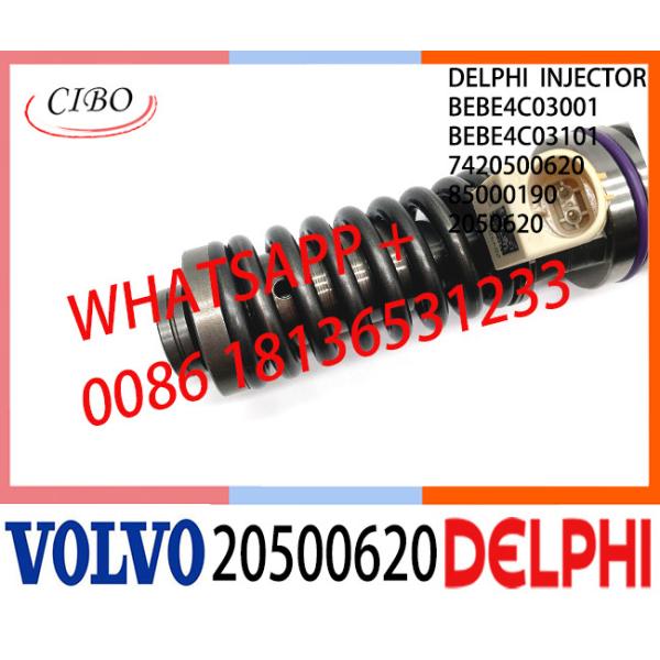 Common Rail Fuel Diesel Injector BEBE4C03001 BEBE4C03101 20500620 85000190 7420500620 E1 for VOL 9.0 LITRE TRUCK