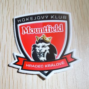 High Frequency Custom Jacket Patches Embossed 3D TPU Badge