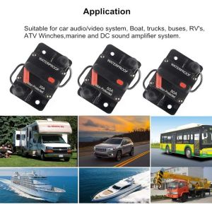 Manual Switch Automotive Circuit Breakers 120A Panel Mount Ignition Protected