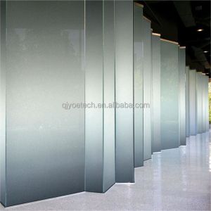 QJY20240308-01 Edge Frosted Glass for Hotel Shower Enclosure Partition