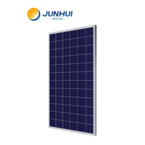 Single Glass 5400 Pa Snow Load Poly Solar Cells 345 Watt White Border