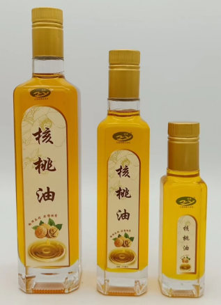 100ml 250ml 500ml 750ml 1L Square Marasca Glass Bottle for Cooking Oil Customized Bottle Color