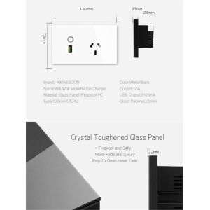 Australia Zigbee Power Point With USB Charger