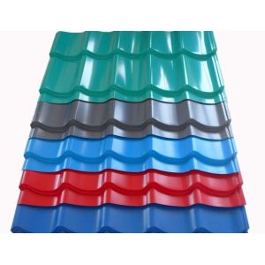 customized color CGCC, DX51D Z adornment Pre painted Corrugated Steel Roof