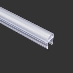 D Shape Shower Door Seal Strip Anti Collision For 8mm Glass