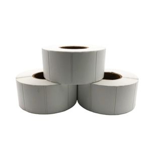 Glossy Surface Thermal Label Rolls Waterproof For Durable Printing