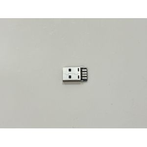 USB 2.0 AM Male Connector Integrated Solder-Type Housing Black Gold-Plated G/F |