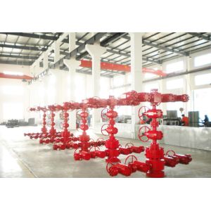 API 6A 2-9/16 5000psi PSL1 & PR1 Split Chrismas Tree , Wellhead X-Mas Tree for Oil Drilling
