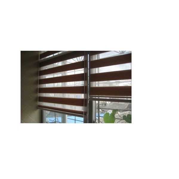 Quality Manual 100% polyester zebra roller blinds for windows with aluminum headrail,toprail for sale