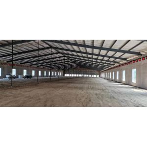 Prefabricated Steel Structure Poultry House Q235B Q355B Steel Frame Chicken