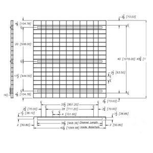 Versatility Wire Mesh Decking Panels 100kg-2000kg Loading Capacity