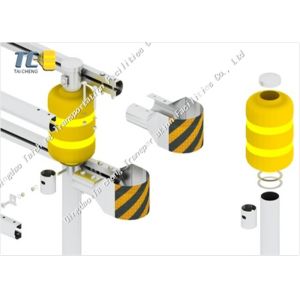 Traffic Protection EVA Safety Rolling Guardrail Barrier For Bridge