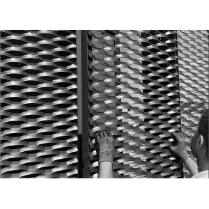 Building Aluminum Expanded Metal Wire Mesh 3.0mm Thickness Anodized