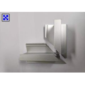 Mill Finished Solar Frame CNC Aluminum Profile Cutaway Processing Custom Color