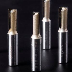 CNC Straight PCD Router Bits With Cleanning Milling Tools