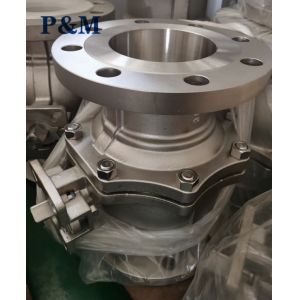 JIS10K stainless steel SCS13 2-PC ball valve