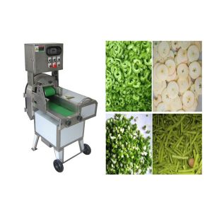 Cutter Type Vegetable Processing Equipment Banana Cassava Chips 60mm Cutting