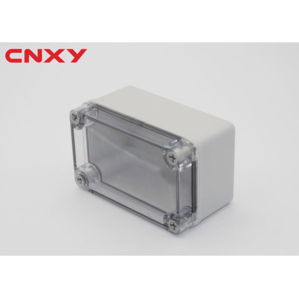 ABS plastic small box with transparent PC cover waterproof junction box outdoor