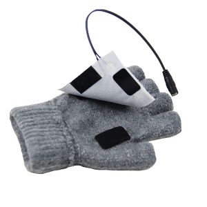Half-Finger Design For Dexterity Foldable Fingertips Graphene Heating Gloves For
