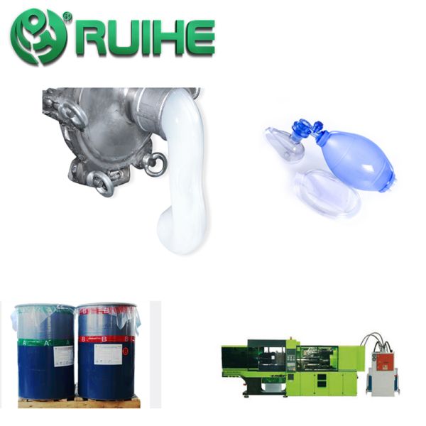 LSR 2 Part Liquid Silicone Rubber Hospital Mask 30 Hardness
