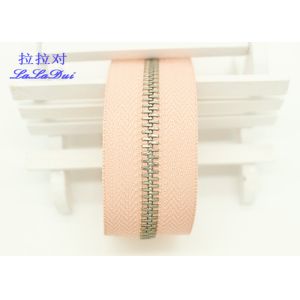 3# / 4# Sewing Supplies Zippers , Auto Lock Slider Jeans / Pants Zipper Chain By