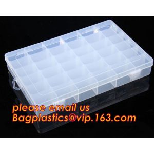 Adjustable Plastic Storage Box For Nail Art Design Decoration, Creative multi