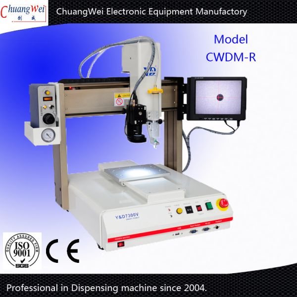 Quality 0.02mm Resolution Bench Automated Dispensing Machines LCD Panel Control for sale