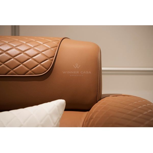 Luxury Modern Design 7 Seater Nubuck Leather Sofa Set W006SF1A