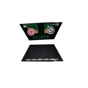 PET ETFE Foldable Solar Panel Portable Mono Small Custom Shape 2V 30MA Black