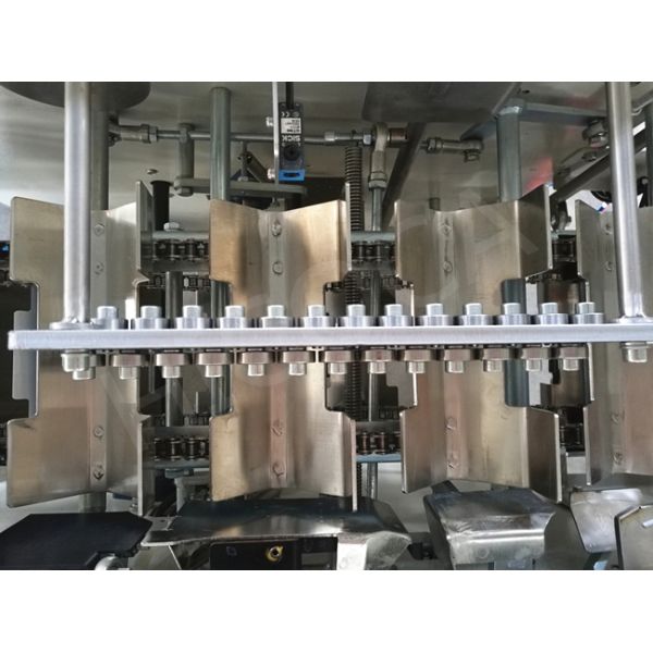 High Tightness Noodle Packaging Machine / Pasta Packaging Machine With Paper