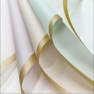 Handmade Korean Waterproof Tissue Flower Wrapping Paper in Customized Color