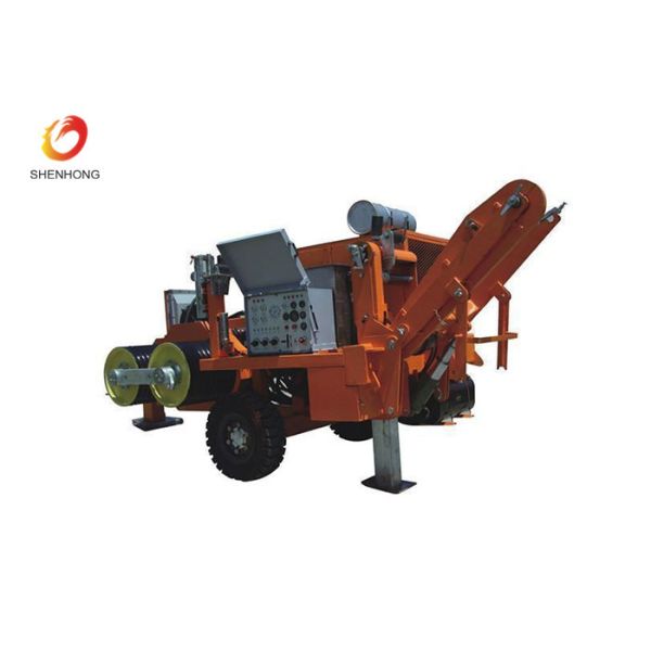 Durable Conductor Stringing Machine , Hydraulic Cable Puller Machine Stringing