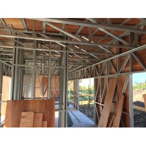 Green Modular Homes/Steel Prefabricated Villa Construction With Insulation