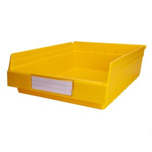 Tools Storage Shelf Rack Bin Customized Color Stackable Plastic Bin with Divider