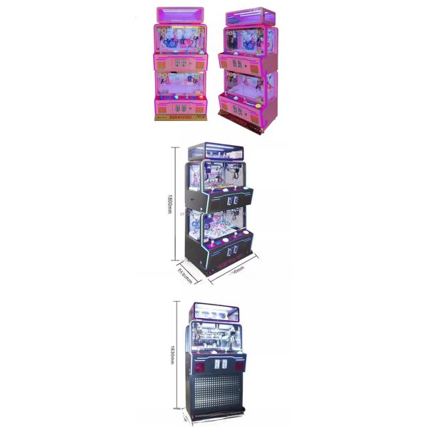 Dreamland Factory Price Coin Operated Plush Prize Gift Games Crane Toys Machines Mini Gifts Claw Machine