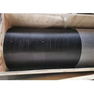 High Polymers Lebus Sleeve Black Color Customized Size For Construction