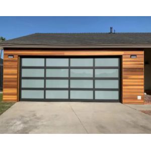 China High Safety Grey Aluminum Sectional Door Customized According To Your Requirement Transparent on sale