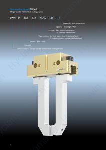 China Custom Sensor Interfaces in 2 Jaw Pneumatic Parallel Multi-Tooth Gripper TWN/TWN-P Even Load Distribution and Adjustable Gripping Range on sale