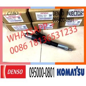 Wholesale Fuel Injector Assembly 6156-11-3100 095000-0801 For KOMATSU 6D125E450-7.8 from china suppliers
