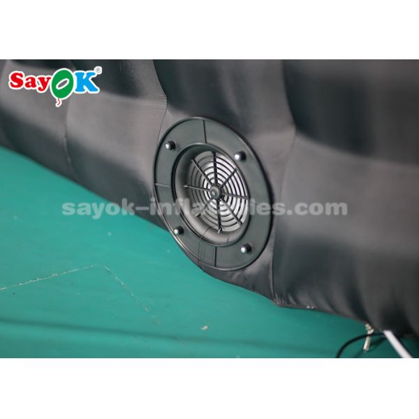 Inflatable Party Tent Cube Oxford Cloth Inflatable Photo Booth For Trade Show Size 2.5*2.5*2.5m