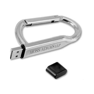 Wholesale Custom Metal Carabiner Clip USB Flash Drive from china suppliers