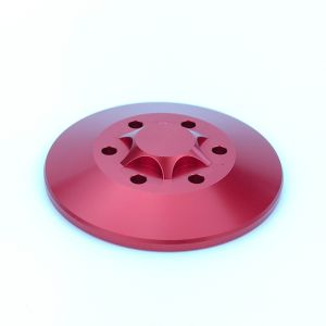 Custom Precision Aluminum CNC Milling Parts with Red Anodizing