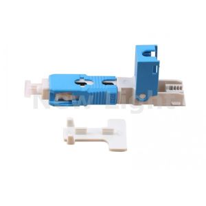 Blue SC UPC Quick Assembly Connector with 0.3dB Insert Loss for 3.0mm and 2.0mm